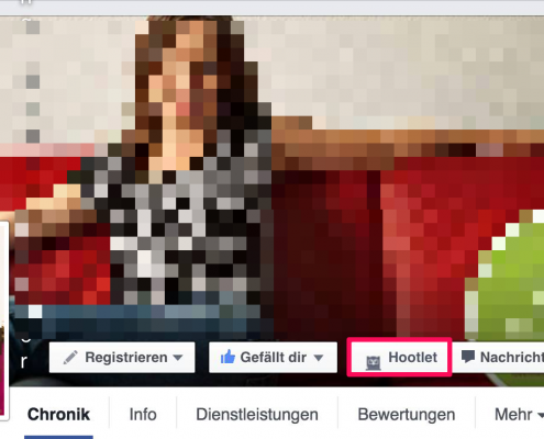 hootlet button entfernen