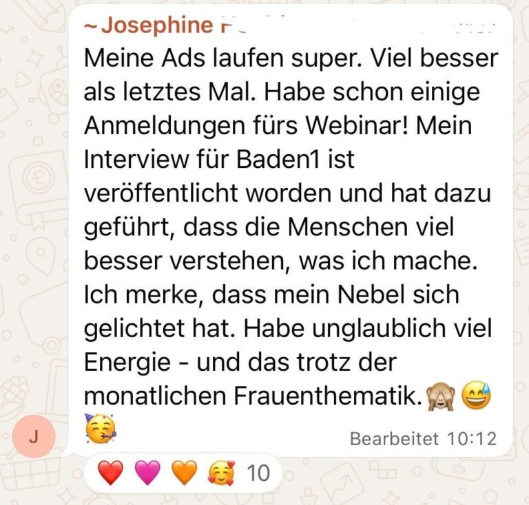 Erfolg aus der WhatsApp-Gruppe: Podcast & Q&A